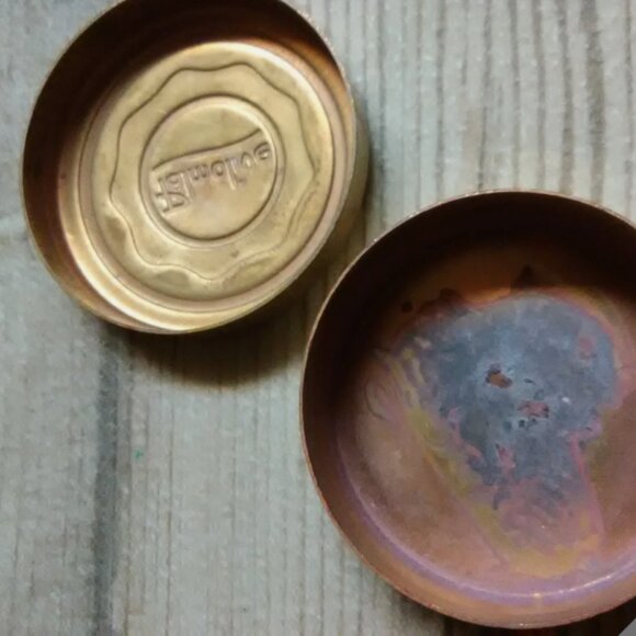 Lot of 4 vintage compacts and tins -- Vivaudou - Florient - Palmolive - Dorin - - Picture 15 of 16